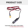 Durability 14AWG 12V XT60 Male to Car Power Socket Male Plugs Cable for Solar Panel and Portability Power Stations