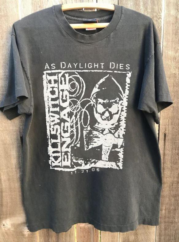 Killswitch Engage Band Vintage 2006 Tour Charcoal Unisex Shirt S-5XL WA1630 Unisex T-Shirt S