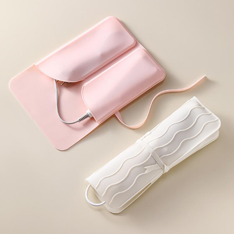 Haarwerkzeuge Lockeneisen Glätteisen Haartrockner Reisetasche und Hitzebeständige Matte 2-in-1 Organizer Haar-Reiseetui