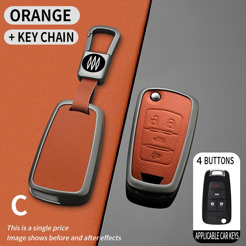 Chevrolet Malibu 2012-2018 Folding Key Case - Premium Protective Shell for Men and Women