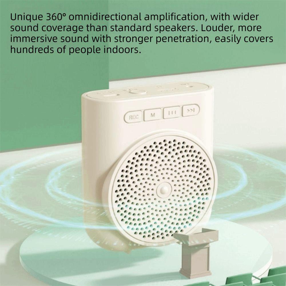 Rechargeable Bee Loudspeaker Multi-functional Loudspeaker Headset Classroom Sound Speaker  Teaching
