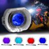 2.5inch Car Motorcycle Headlight Waterproof Driving Fog Lamp DRL Dual Halo Lamp  Electric Bike