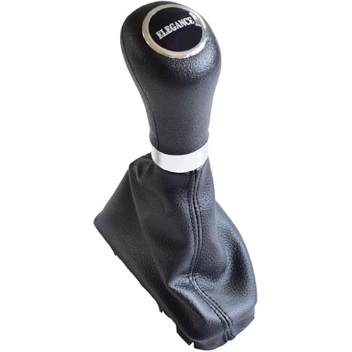 Automatic Gear Shift Knob Lever with Gaiter Boot Leather Cover for Mercedes-Ben-z C Class W203 W209 Classic Avantgarde Elegance (Elegance) ELEGANCE
