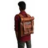 Echter Herren Lederrucksack Rucksack Messenger Laptop Satchel Vintage Tasche