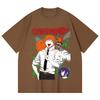 230 Gsm 100% Cotton Chainsaw Man V46 Denji Print Unisex Heavy Cotton T Shirt