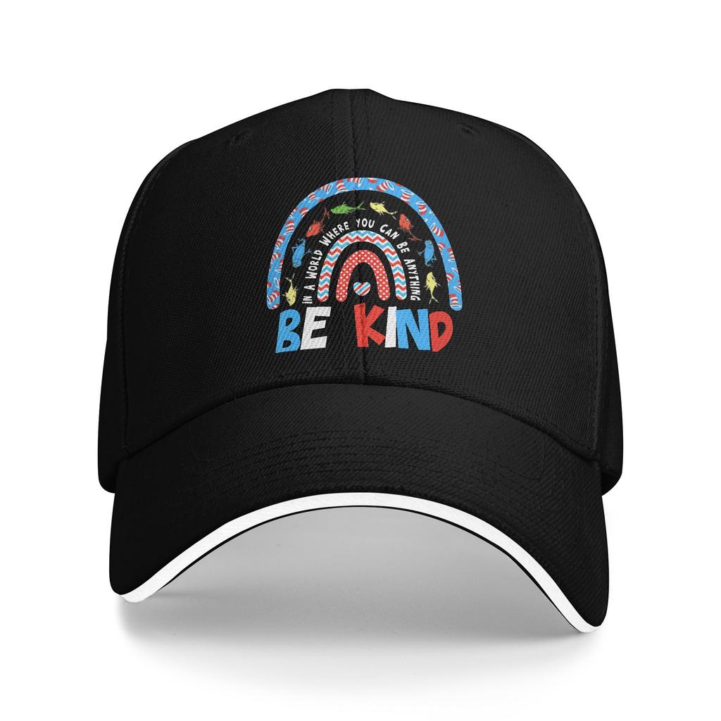 Autism Awareness Be Kind Why Fit In Doctor Teacher Cat Casual Baseball Cap Spring Trucker Hat Unisex Classic Baseball Caps