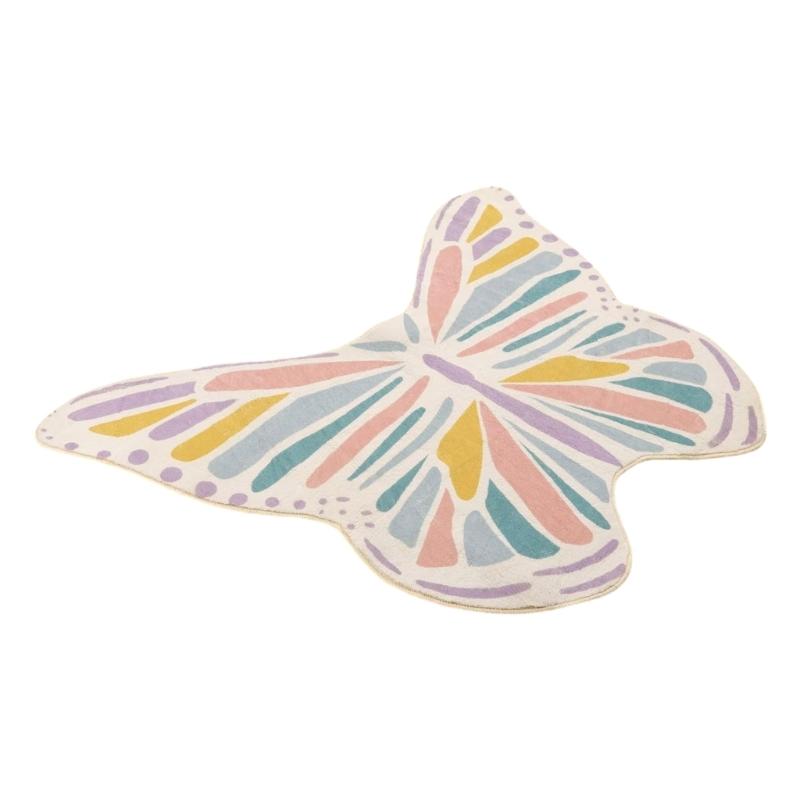 Butterfly Carpet Bedroom Living Room Blanket Computer Chair Rocking Chair Floor Mats Simple Carpet Bedside Blanket