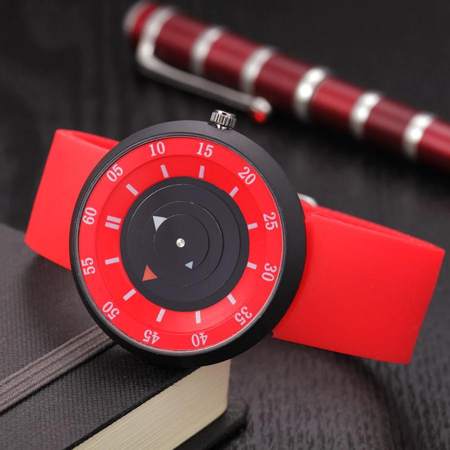 Fashion Trend Women's Watch Simple Creative Men's Watch Personality Sports Couple Watch Silicone Quartz Watch