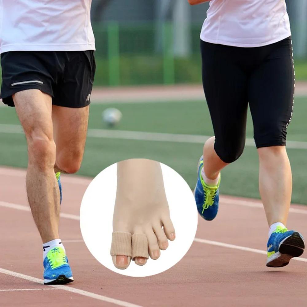 Fasergel Zehenschutzbandage Kallus-Schutz Anti-Abrieb Schmerzlinderung Zehenspreizer Fußpflege Fingerschutz Fuß-Spa