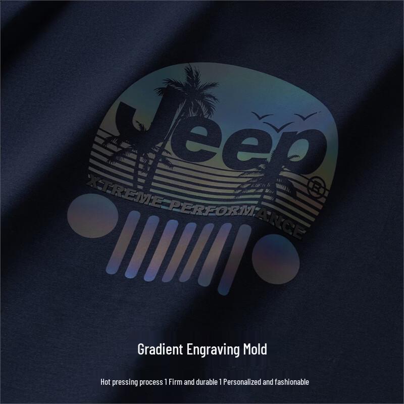 JEEP Men's Xinjiang Cotton Long-Sleeve T-Shirt