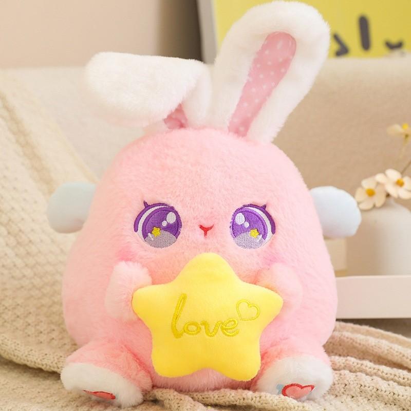 Rabbit Angel Cute Cuddle Star Stuffed Toy Cartoon Girl Sleeping Holiday Gifts