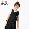 Little MO&Co. Girls' 5A Antibacterial Sun-Protective Sleeveless Pleated Dress