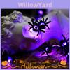 Luci a LED Viola a Forma di Ragno per Decorazione di Halloween 2m/5m 20/50 Luci Alimentate a Batteria/USB