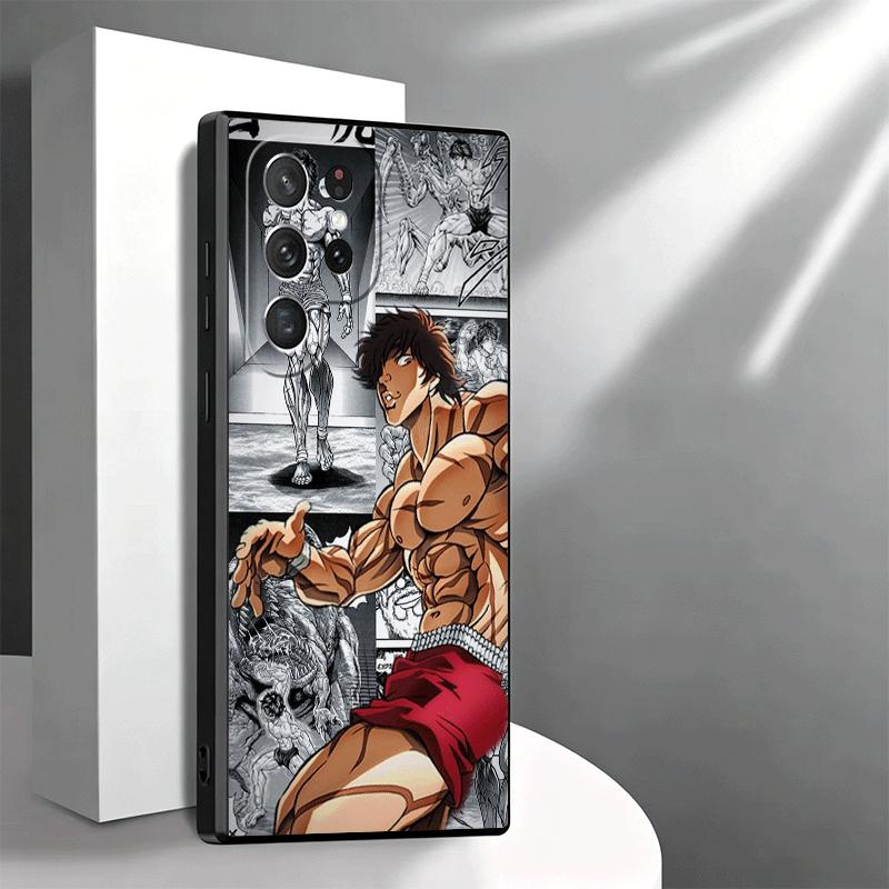 Baki the Grappler Anime Soft Phone Case for Samsung Galaxy S26 S25 Edge S24 Ultra S23 Plus S22 S21 FE S20 Black Cover Back Shell