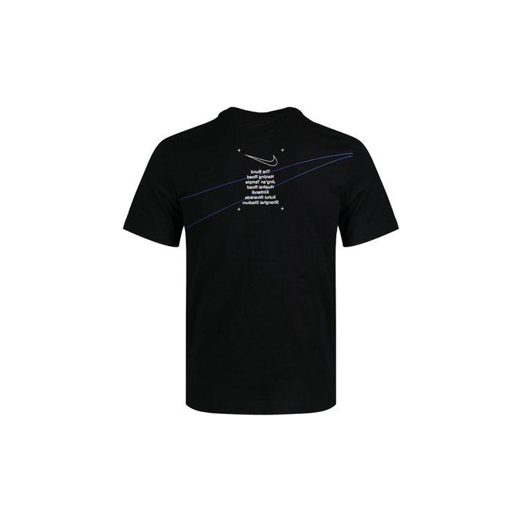 Nike T Shirts Men's Black Crew Neck Moderate Straight Fit BV7074-010