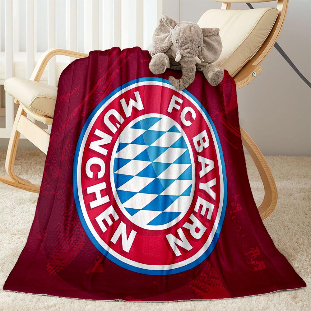 Bayern Munich Blanket Comfortable Suitable for Couch Livingroom Office for All Seasons Modern Suitable for Gifting Relatives and Friends