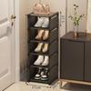 Fashion Wall Corner Shoes Shelf Adjustable Shoe Cabinet Multiple Layers Shoe Rack  Living Room