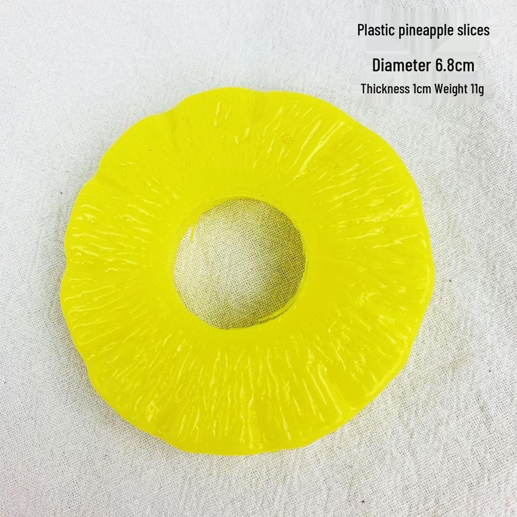 Simulation Fruit Models: Lemon, Orange, Strawberry, and Watermelon Slices for Decoration & Photography Props