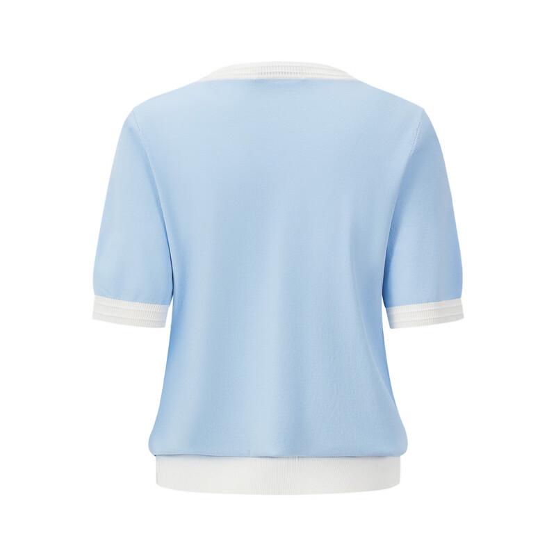 GIOVANNI VALENTINO Women's Summer Short-Sleeve Knit T-Shirt