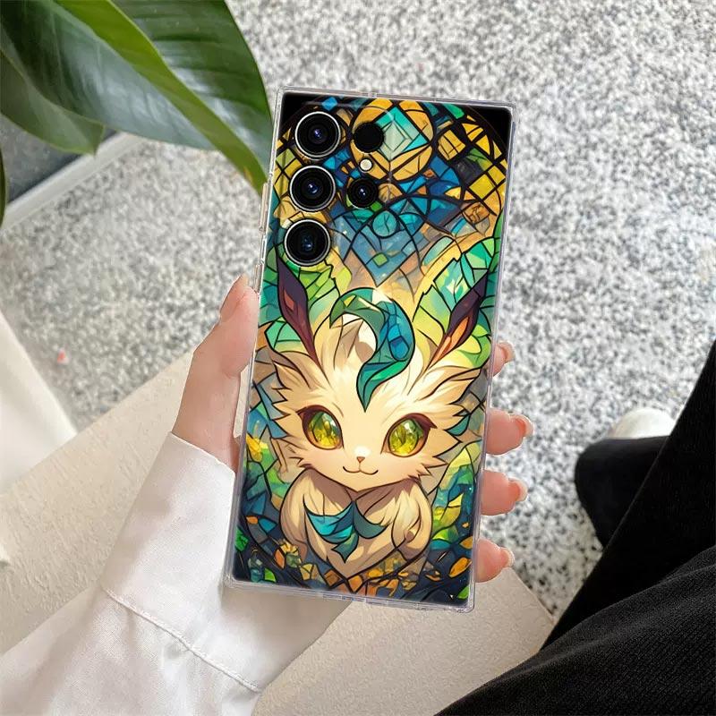 

Eevees Bulbasaurs Pokemons Art S25FE Case For Samsung Galaxy S25 S24 S23 Ultra S20 S21 FE S22 Plus A56 A36 5G A17 07 Phone Cover Galaxy A07