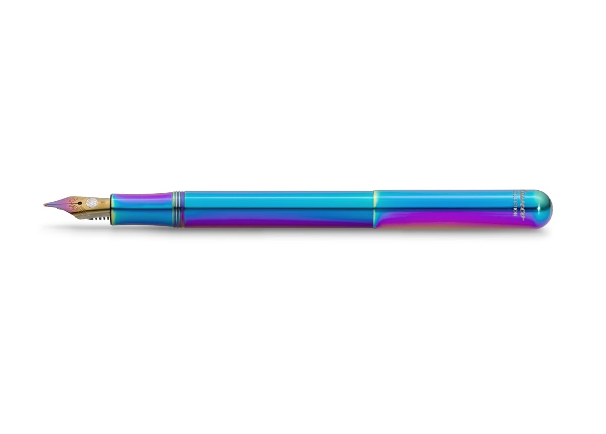 Kaweco Collection Liliput Kolibri I Перьевая ручка Премиум Радужного цвета с Радужным Стальным Пером для Чернил EF Перо, Картриджи,
