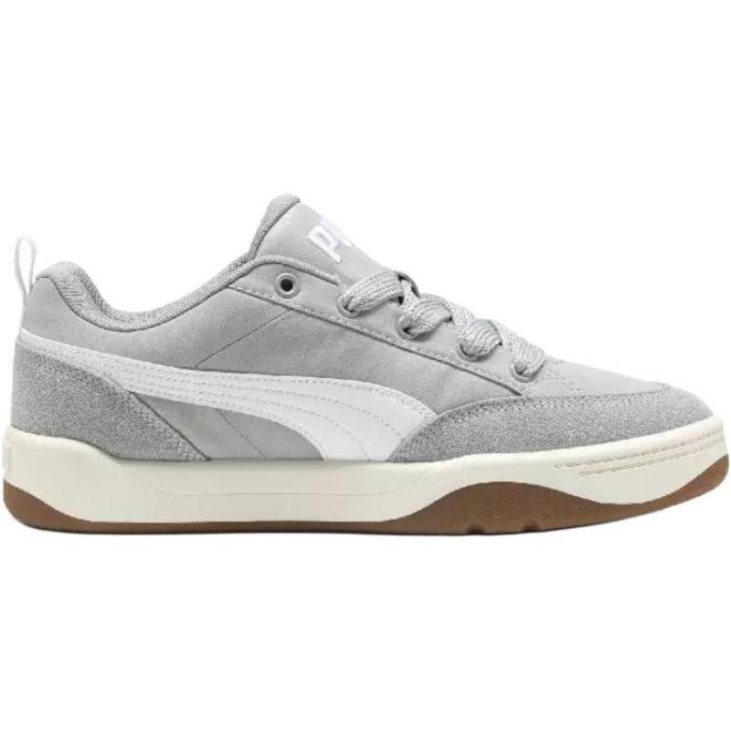 Puma Park Lifestyle SK8 Unisex Fabric Split Leather Synthetic Leather Comfort Skate Shoes Grey 397495-09