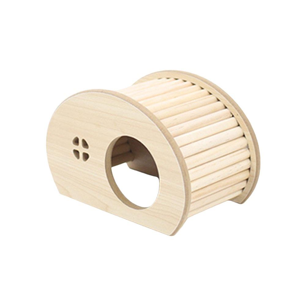 with Hiding Hole Hamster House Smooth Hamster Wooden Bridge  for Guinea Pigs Rats Small Animals
