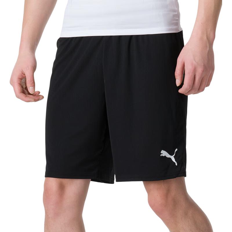 Puma Solid Color Comfortable Breathable Casual Shorts Men Shorts Black 705752-03
