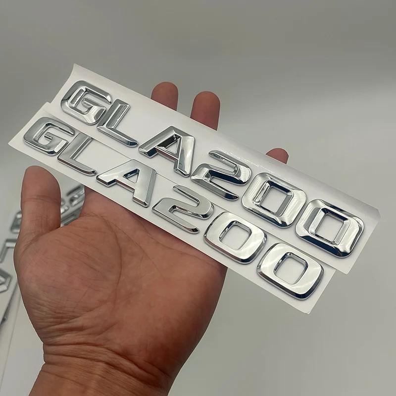 3D ABS Car Trunk Letters Sticker For Mercedes-Benz GLA35 GLA45 AMG GLA 200 220 250 260 X156 H247 Emblem Logo Badge Accessories