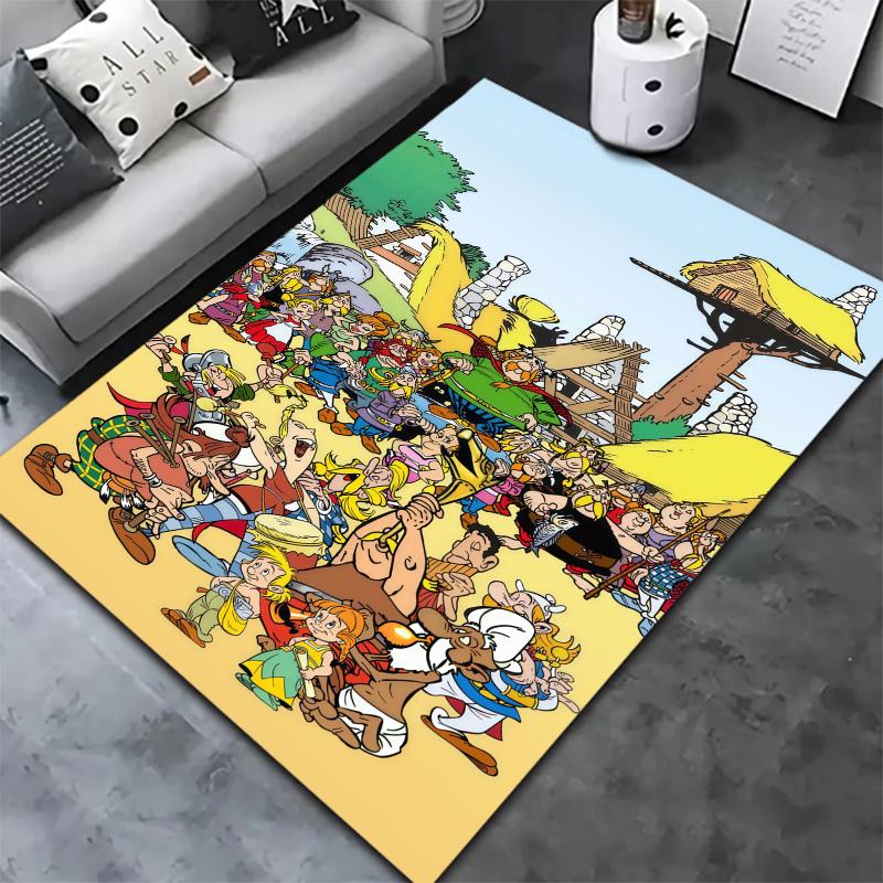 Asterix Carpet Rug for Living Room Bedroom Home Sofa Decoration,Kids play Nonslip Floor Mat