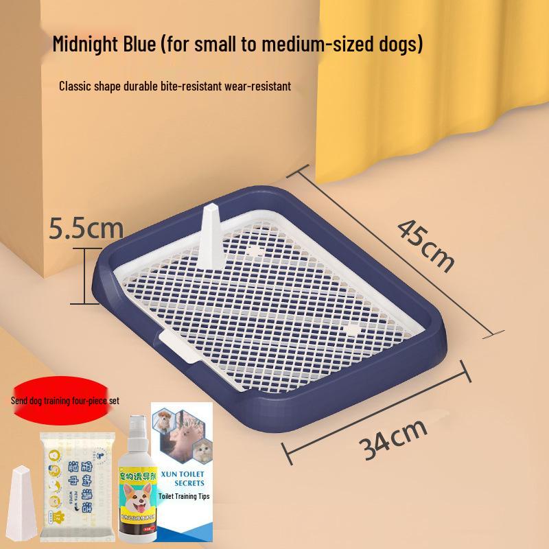 Flat Dog Toilet Urine Tray for Small To Medium Dogs – Ideal Pet Poop Solution