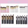 Colors Multiple Makeup Brush Set Foundation Eye Makeup Eyebrow Brushes Tool