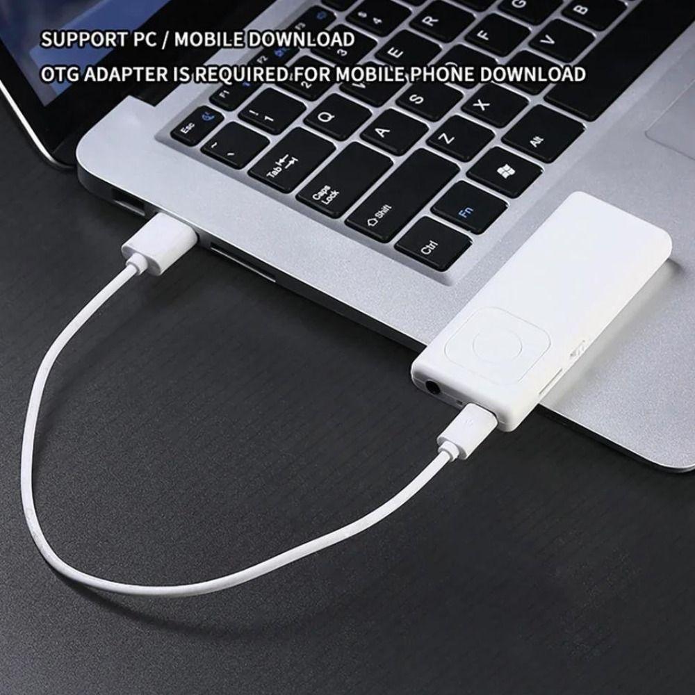 Long Strip Student MP3 Solid Color Mini Music Player Portable MP3 Music Player  Children Gift