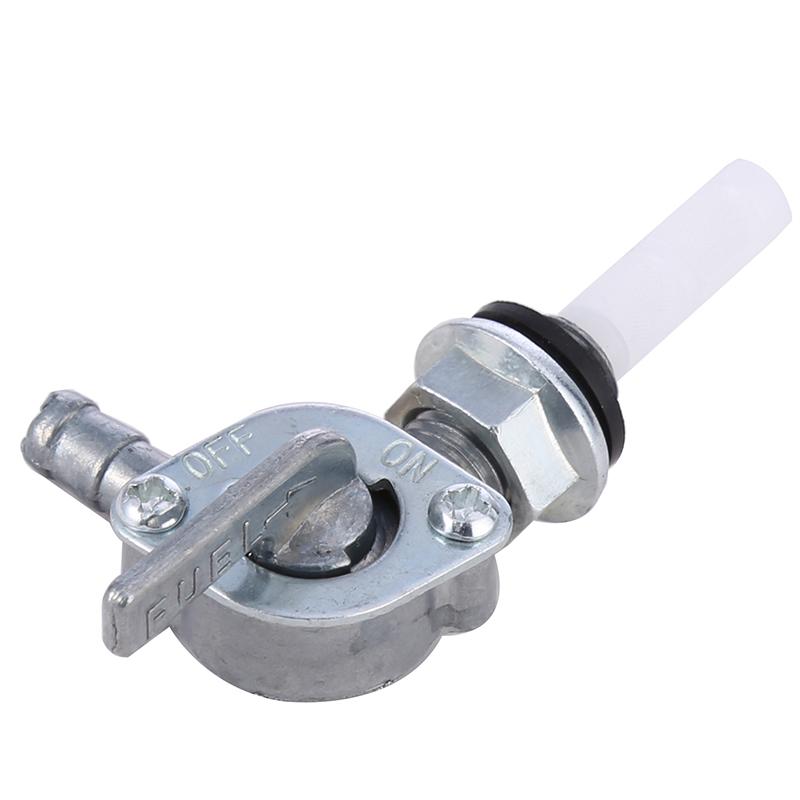 Sliver Gas Tank Fuel Switch Faucet Gasoline Switchs Shut Off Valve Pump Tap Petcock For Gasoline Generator Engine Oil Tank