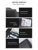 Minimalist RFID Anti-Theft Carbon Fiber Card Holder and Money Clip Wallet