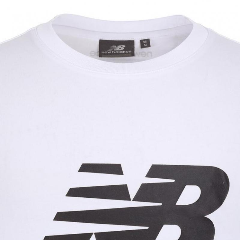 New Balance Uni Essential Big Logo Short Sleeve Tees Nbned21033 10