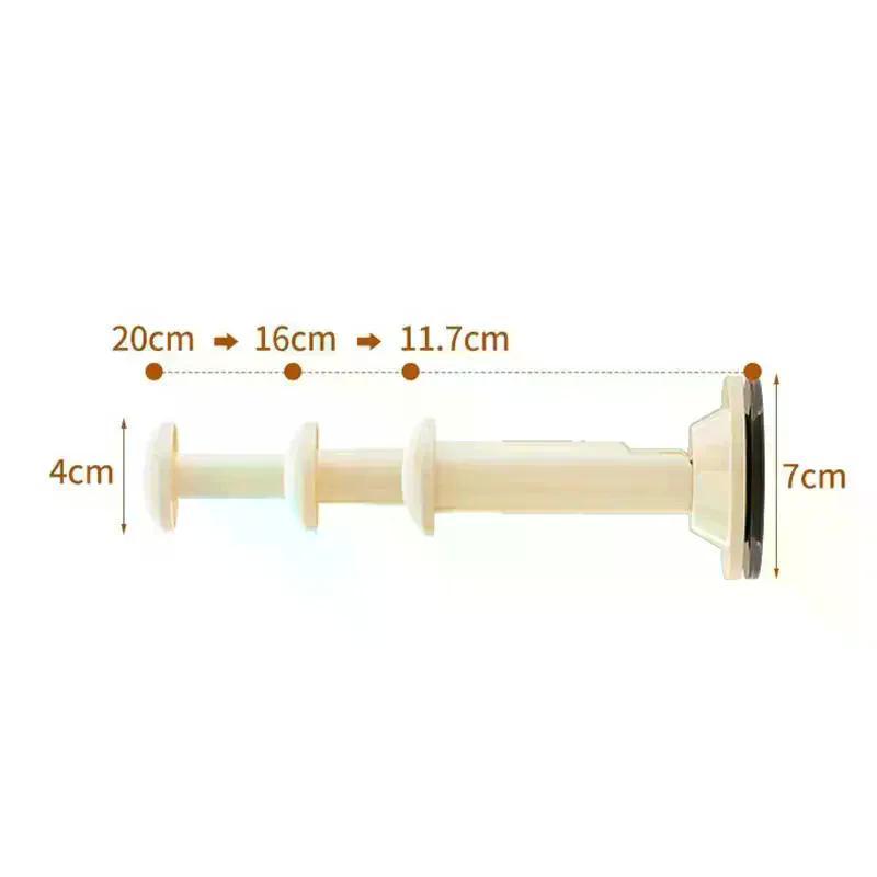 Extension-Type Clothes Hanger Holder Vacuum Suction Cup Reusable No Drilling Required Easy Installation Organizes Clothes Hanger