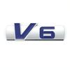 3D Car V6 Logo Sticker Emblem Auto Badge Decal V6 Styling