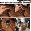 51mm Coffee Machine Part Water Distribution Net Bottomless Coffee Portafilter