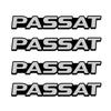 Aluminum Car Speaker Audio Badge Emblem Sticker for VOLKSWAGEN Passat CC Polo Tiguan Golf Scirocco Santana Beetle Touran Magotan