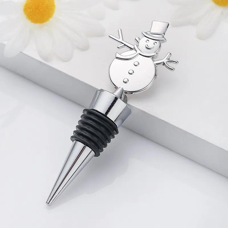 

Christmas Elk Wine Pourer Bottle Stoppers Zinc Alloy Bar Tools Wedding Party Drinks Wine Aerators Xmas Party Kitchen Tool