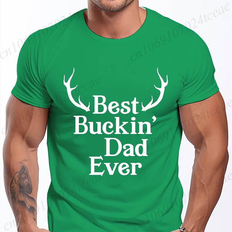 Mens Street T Shirt Best Dad Ever for Amazing Dad Funny Fathers Day Tees Summer Classic Men's T-shirt Street Oversized Clothing
