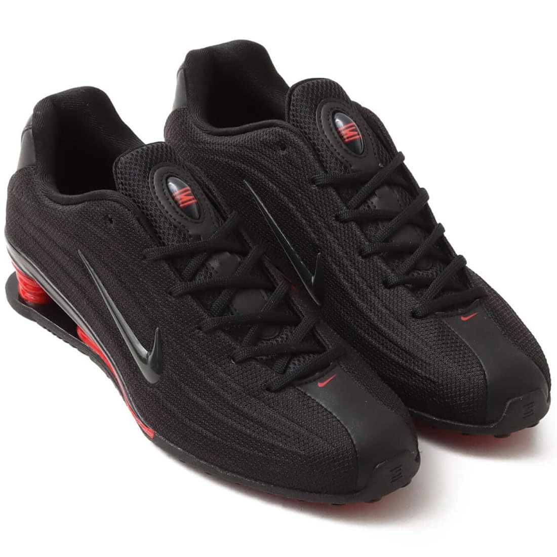 Nike Shox Z W Size Shoes, Black/University Red/Black, HQ7540-002, 24.5cm