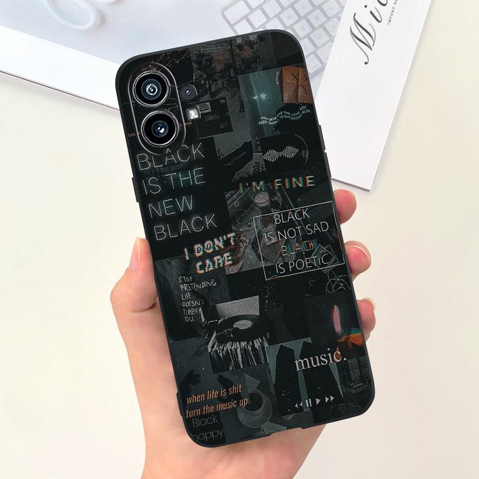 For Nothing Phone 1 Case A063 Cute Fashion Cartoon Cover 6.55'' Soft Silicone TPU Phone Case For Nothing Phone One Phone1 Fundas