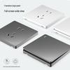 Zhuoma White Surface-Mounted 5-Hole Switched Socket