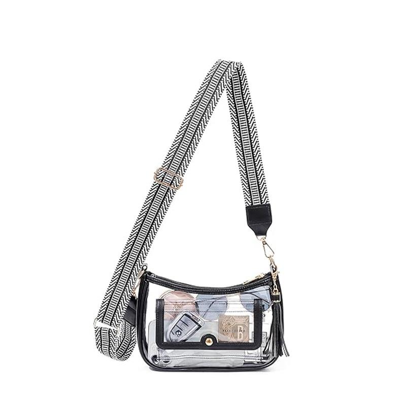 

Women Retro underarm bag large-capacity crossbody sshoulder bag for lady чёрный