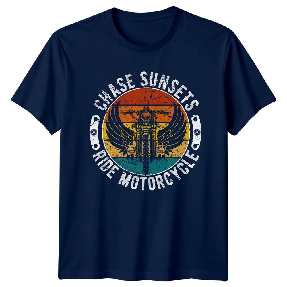 Chase Sunsets Ride Motorcycle Motorcycle Unisexs TShirt Unisexs Tee Graphic