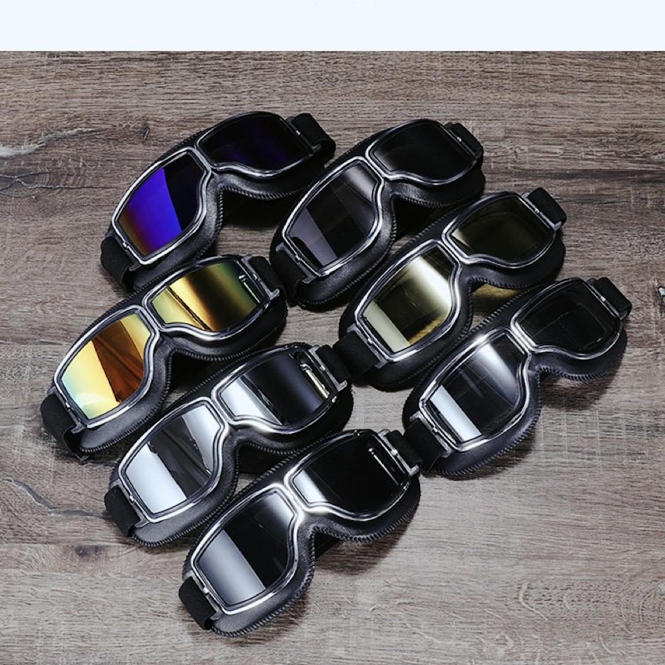 Lunettes de moto Harley coupe-vent pour la conduite avec protection solaire