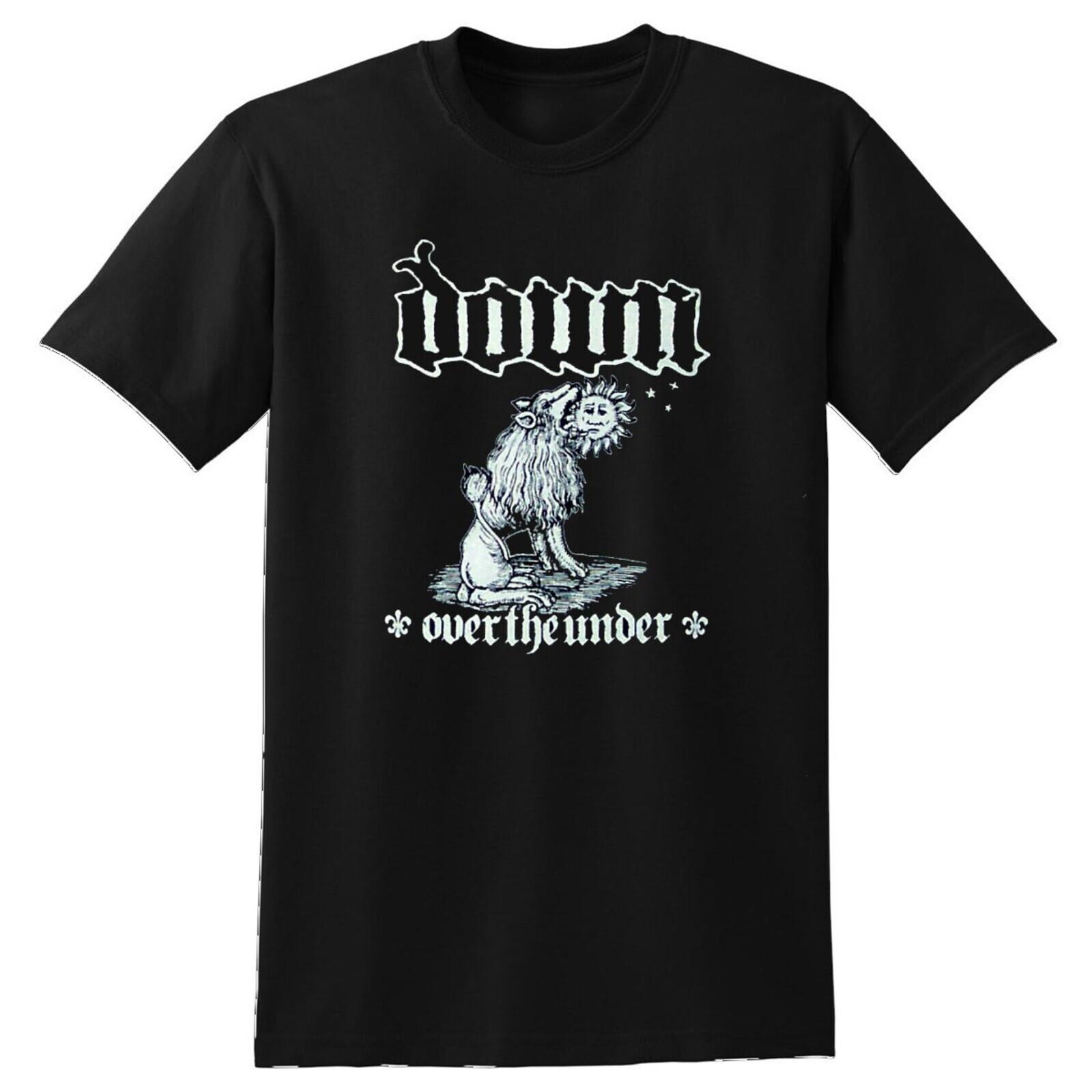 DOWN cd cvr OVER THE UNDER Official SHIRT SMALL new OOP pantera XL
