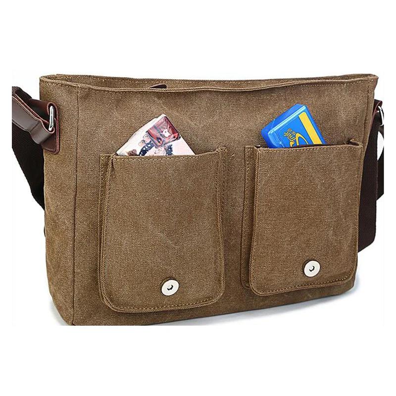 Men Vintage Canvas Bag Men Casual Crossbody Bag for Men Messenger Bag Man Travel Shoulder Bags Bolsa Masculina